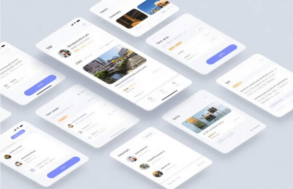 卡片式信息展示结构